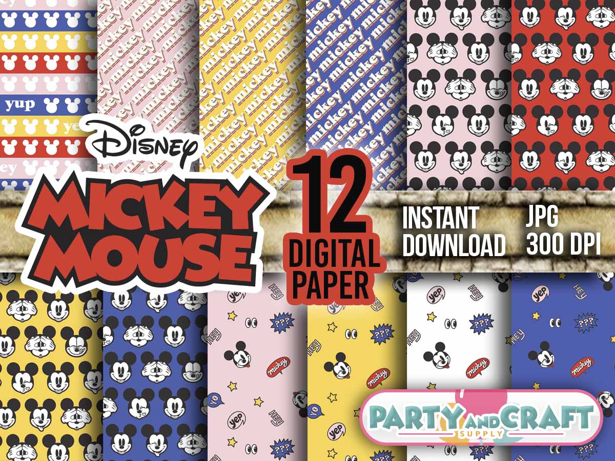 Disney-Mickey-mouse-digital-paper-retro