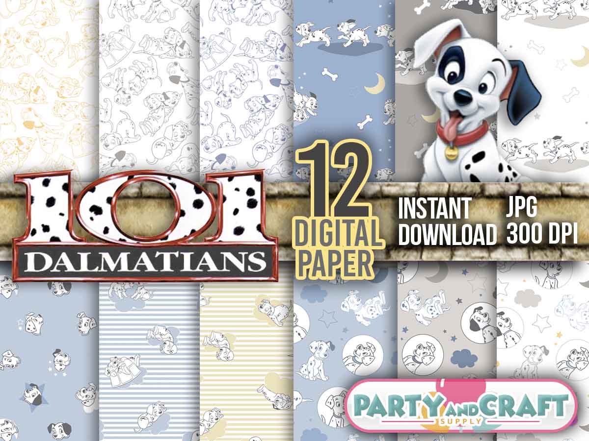 Disney-101-dalmatains-digital-papaer-for-scrapbook