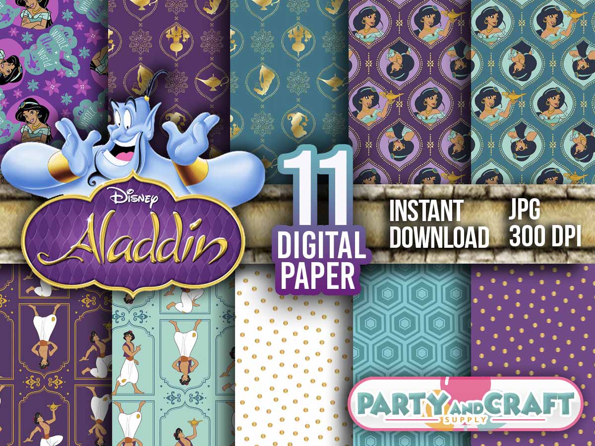 Disney-Aladdin-Digital-Paper-for-scrapbook