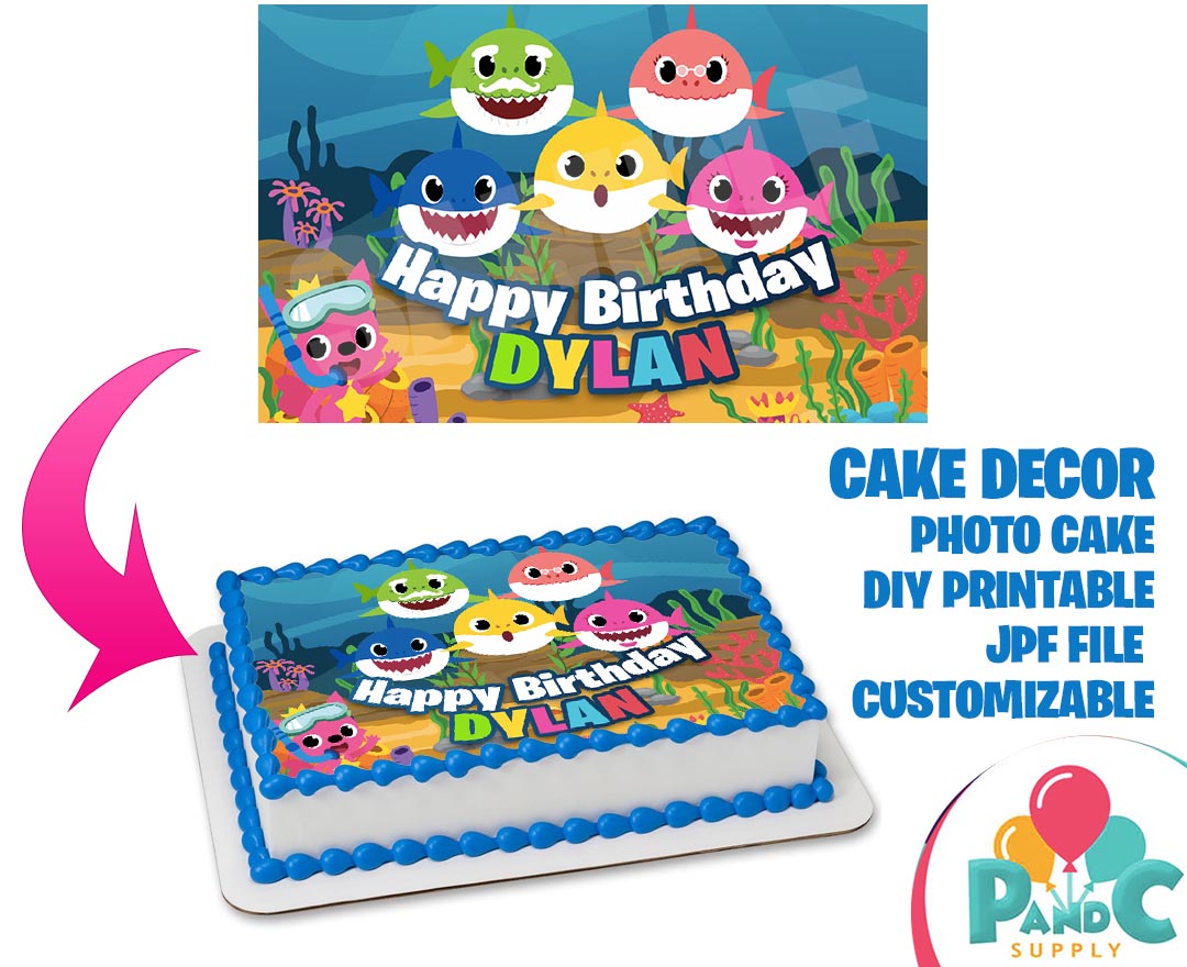 baby_shark_topper_cake_birthday_party_1