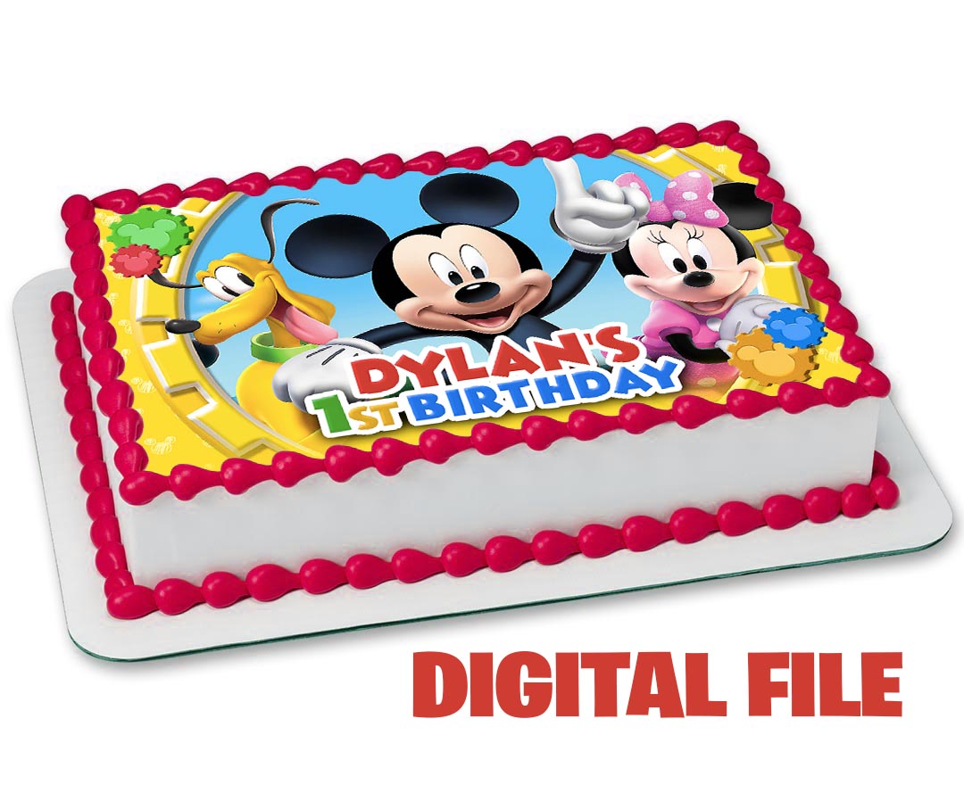 mickey mouse topper cake birthday Party and craft supplies