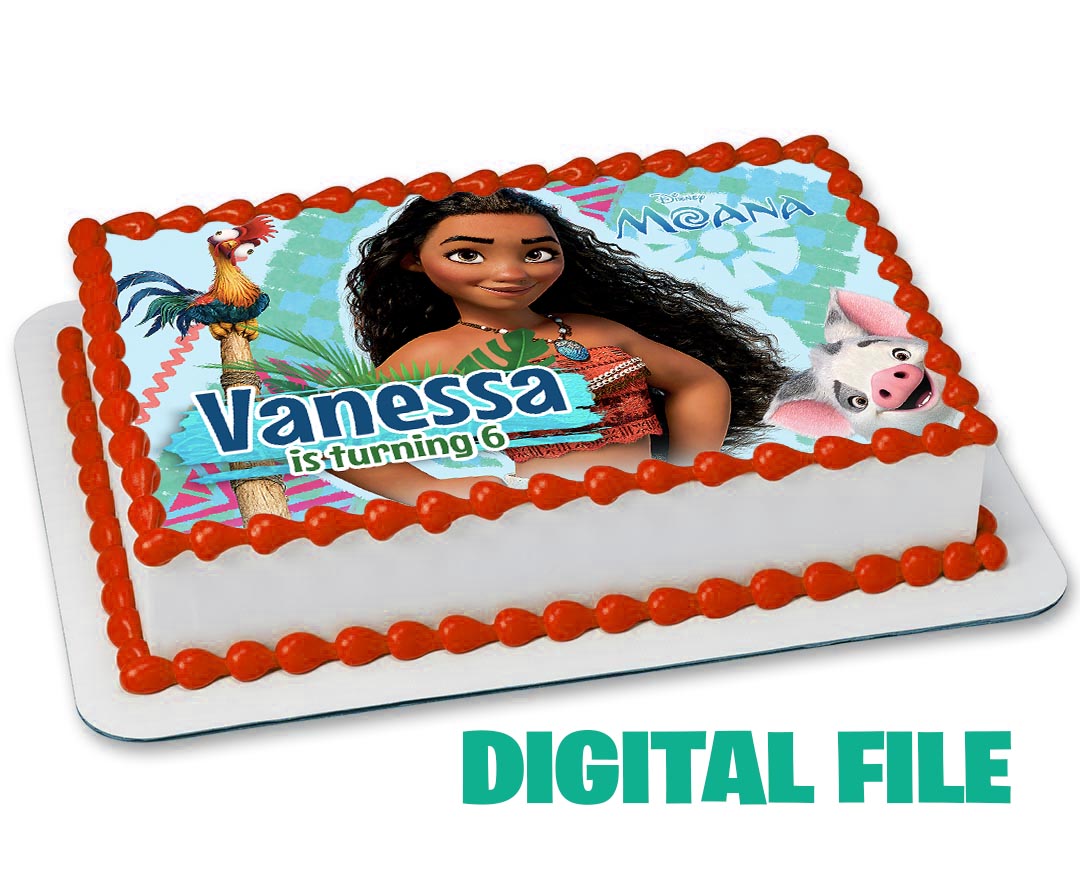 moana topper cake birthday party and craft supplies