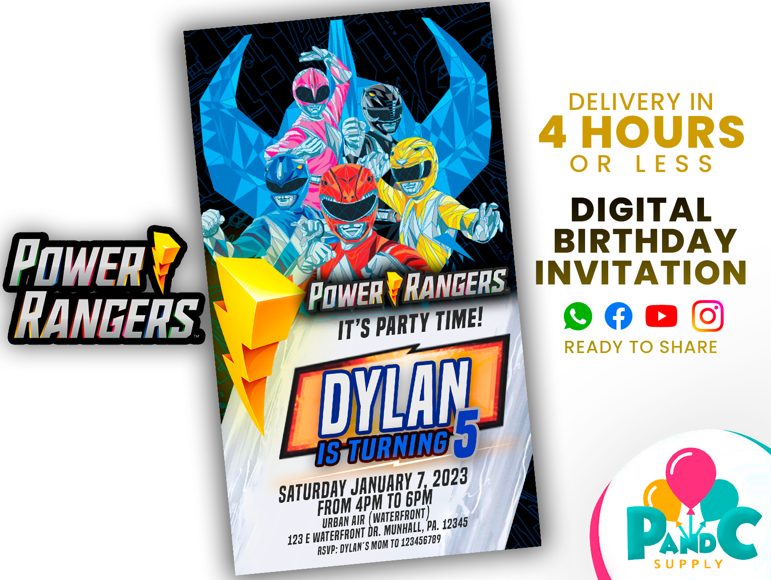 Power-rangers-invitation-birthday-party