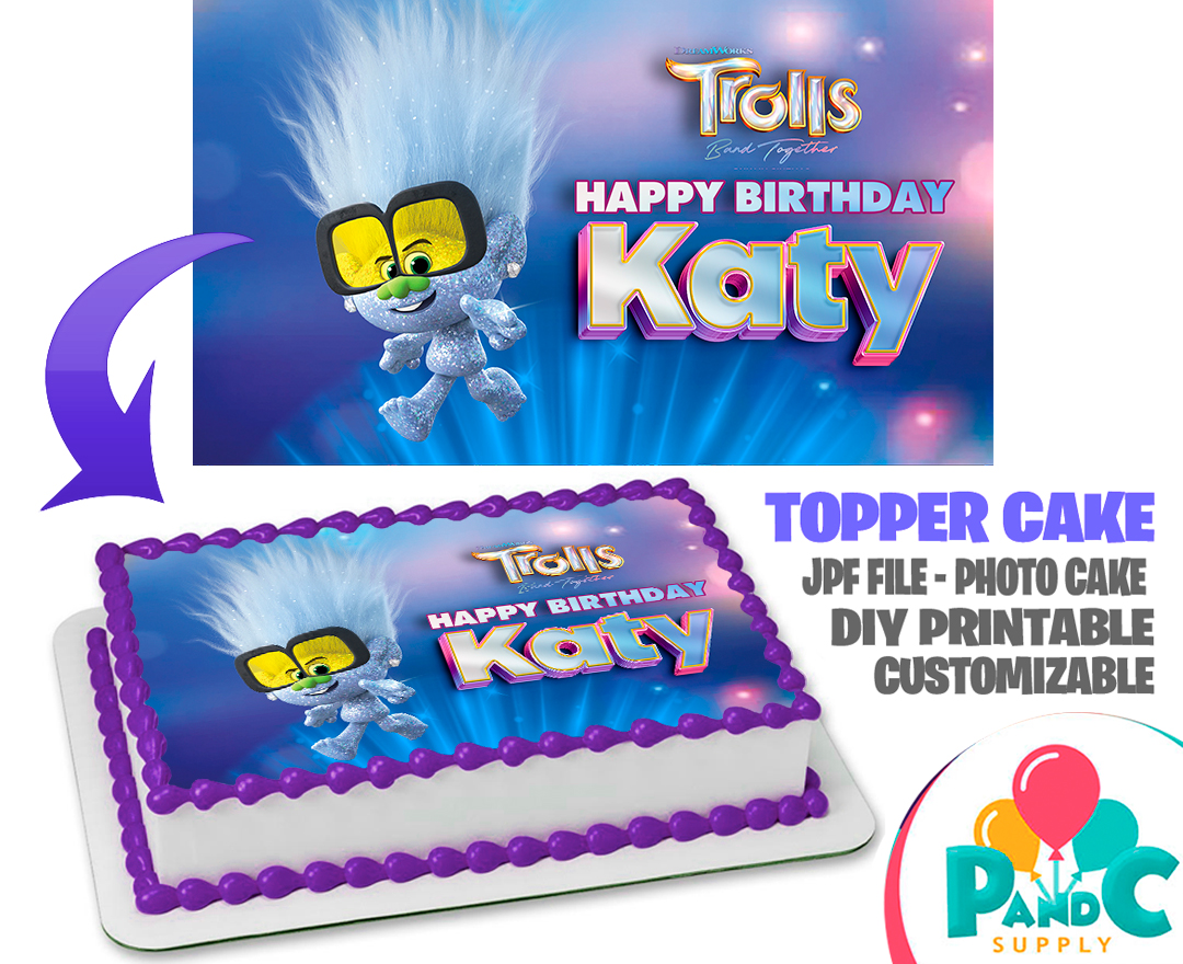 Trolls-band-together-topper-cake-birthday-party-17